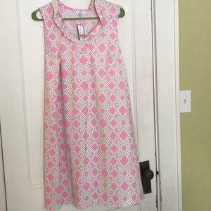 Light pink shift dress